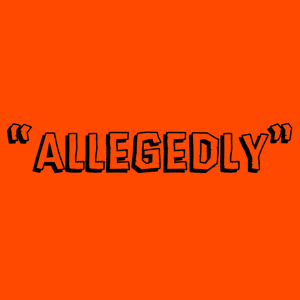 Allegedly - Safety Yellow T-Shirt