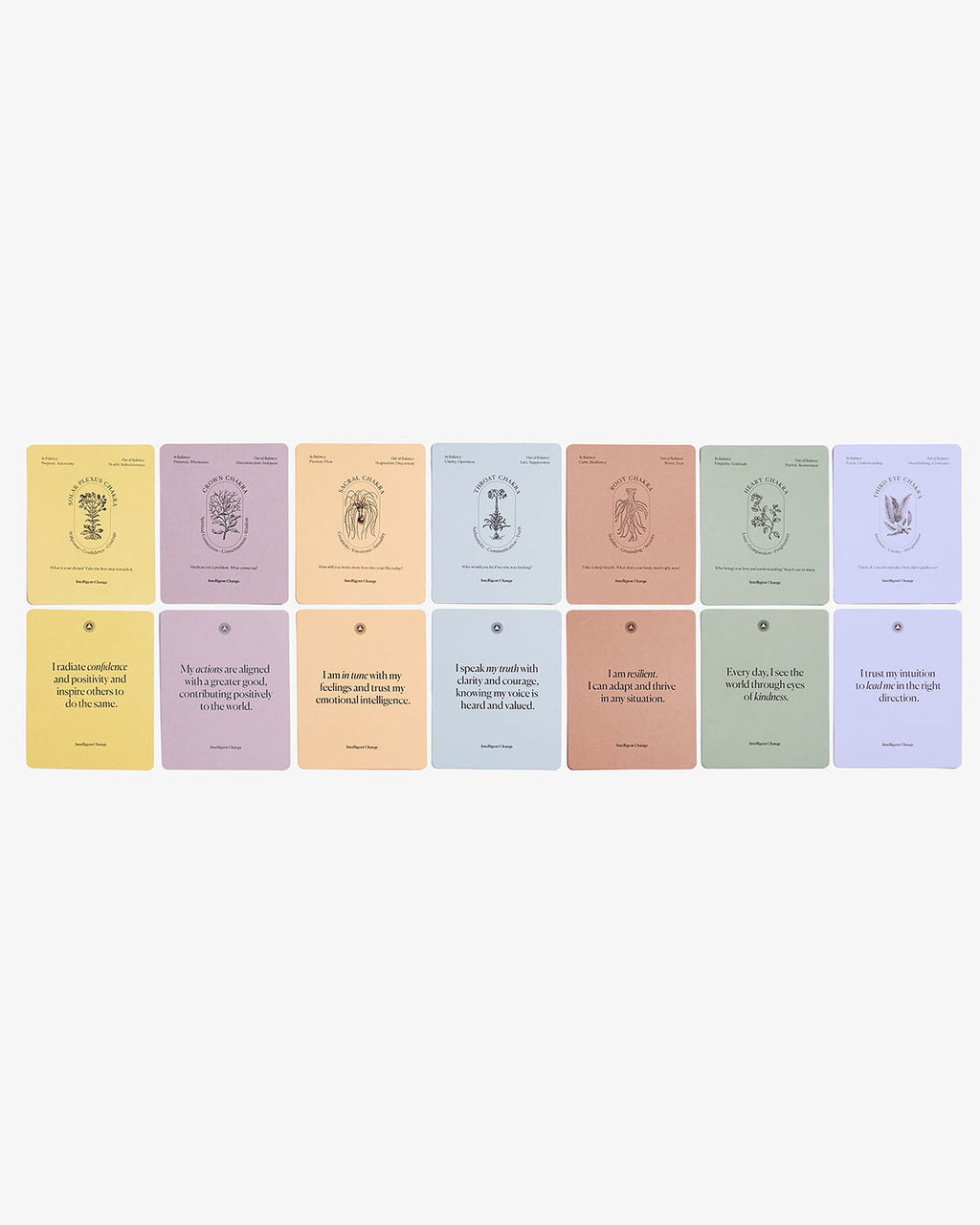 Chakra Balancing Affirmation Cards — Mindful Affirmations Deck