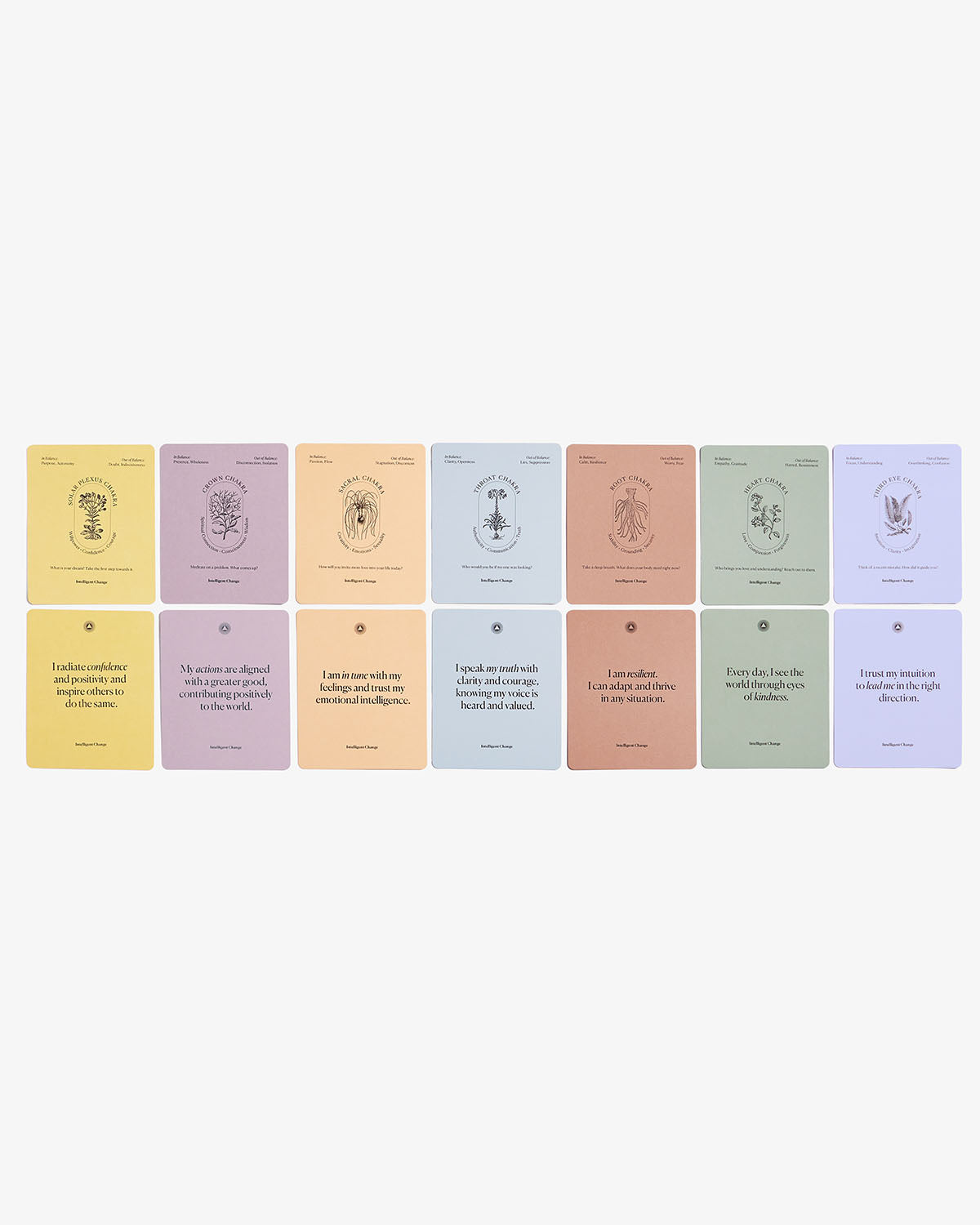 Chakra Balancing Affirmation Cards — Mindful Affirmations Deck