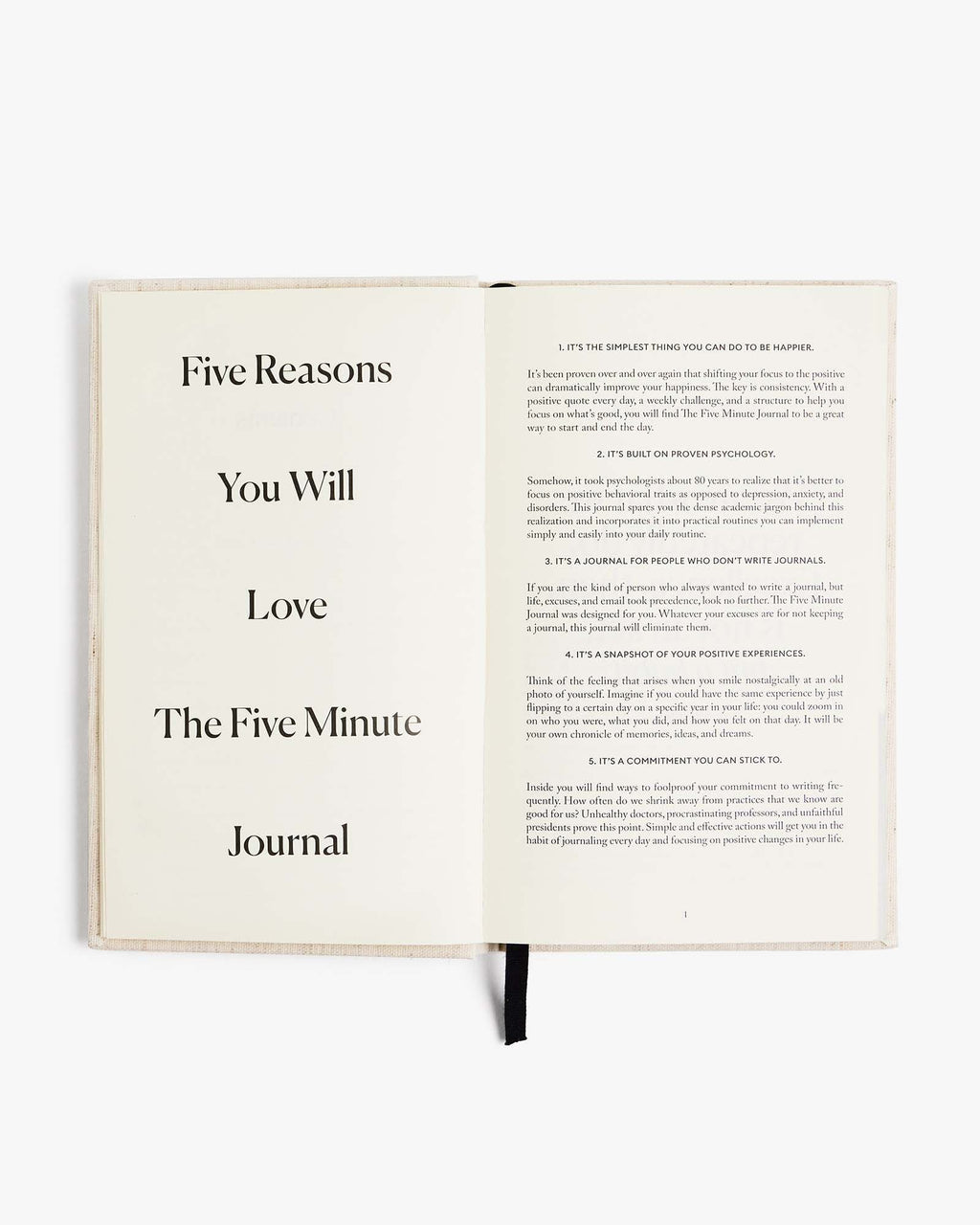 The Five Minute Journal — Original Linen (Gratitude Journal)
