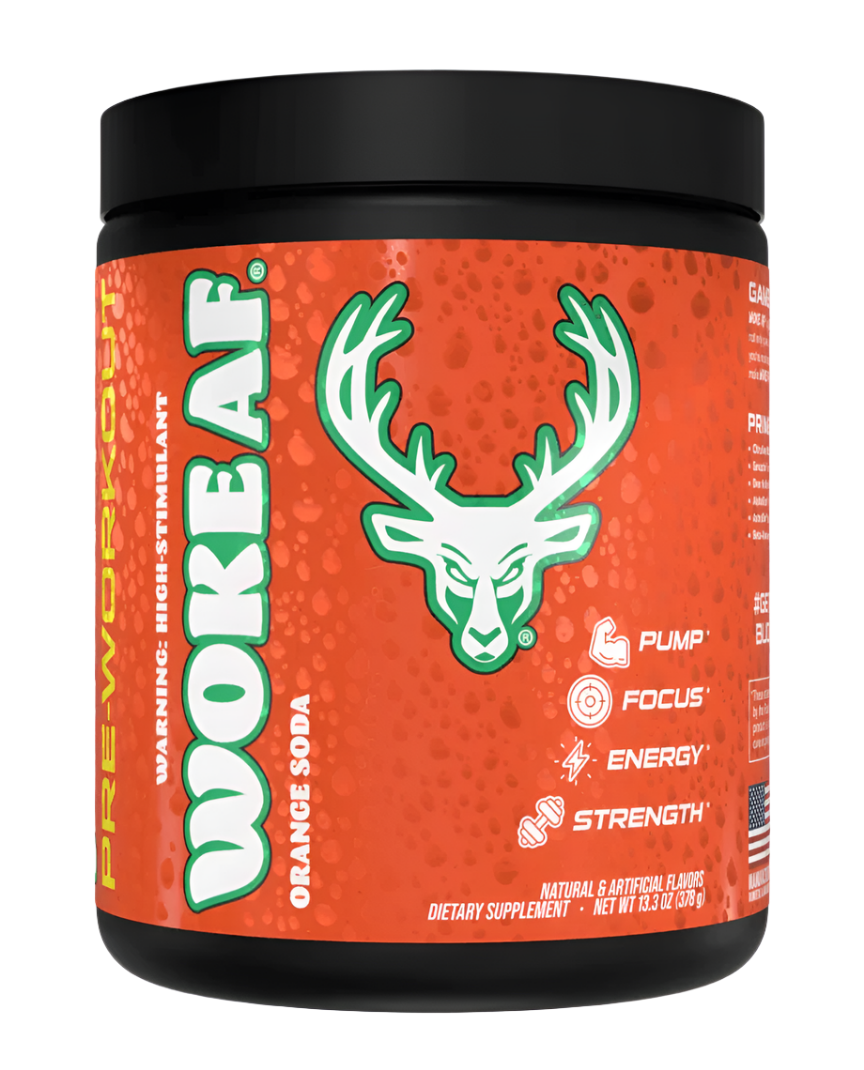 Bucked Up WOKE AF Pre-Workout — High-Stim Energy & Focus (8 Flavors)