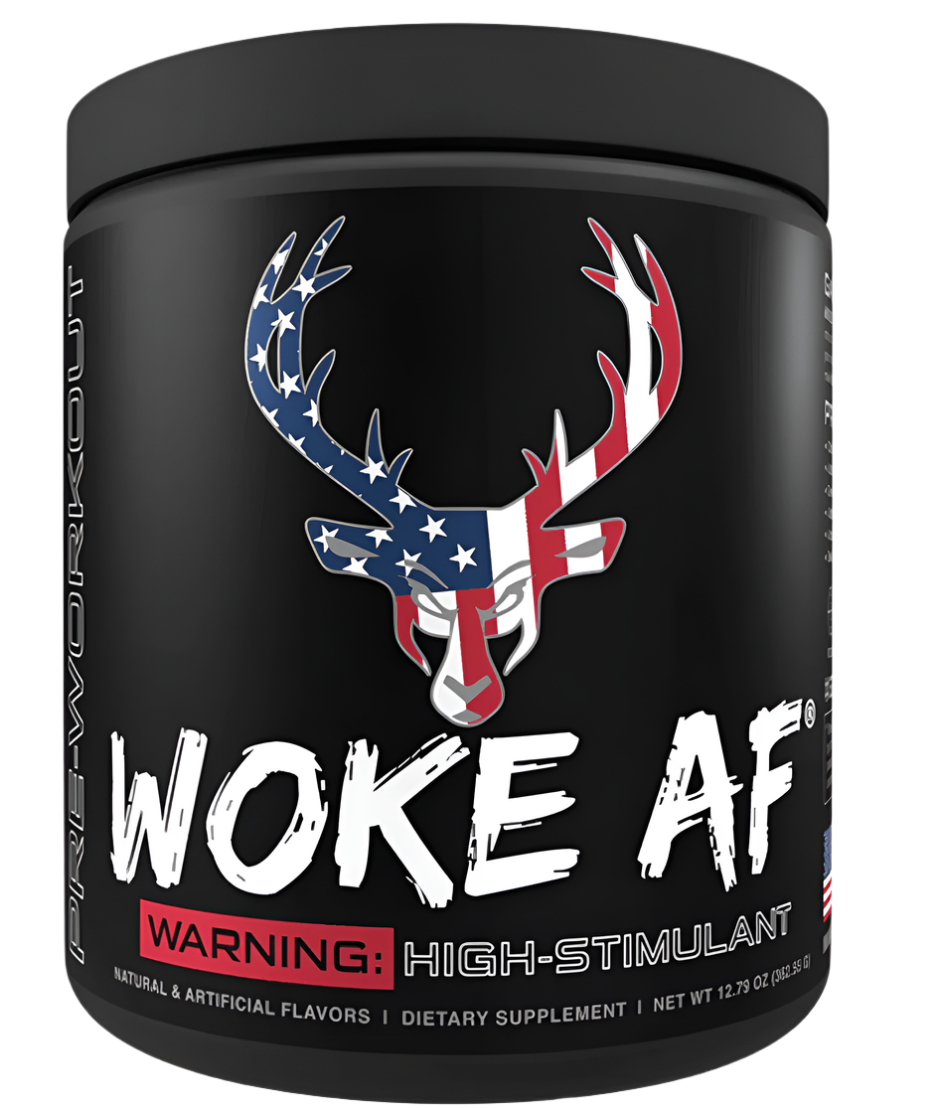 Bucked Up WOKE AF Pre-Workout — High-Stim Energy & Focus (8 Flavors)
