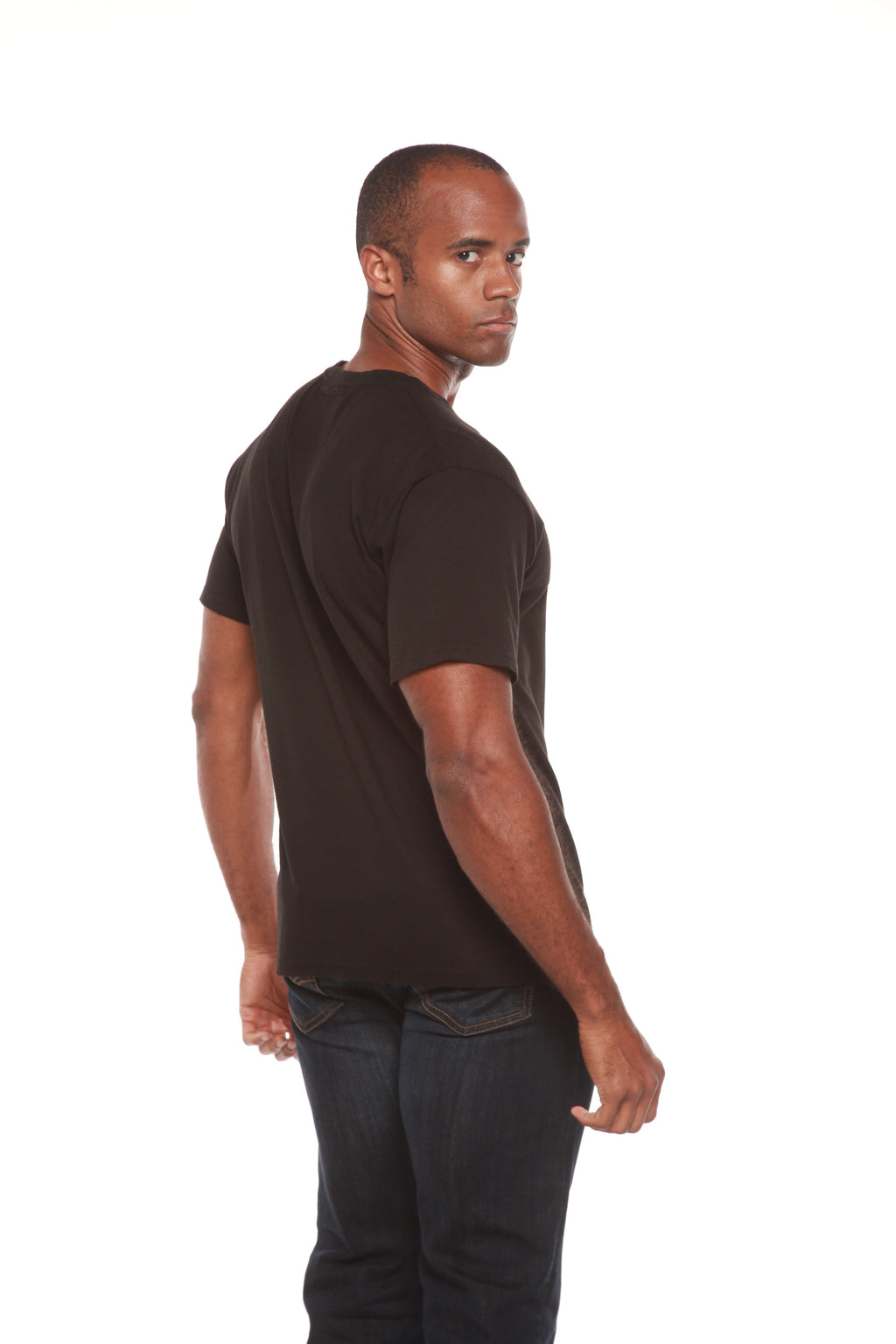 Men's Bamboo T-Shirt — Organic Cotton Blend, Classic Cut