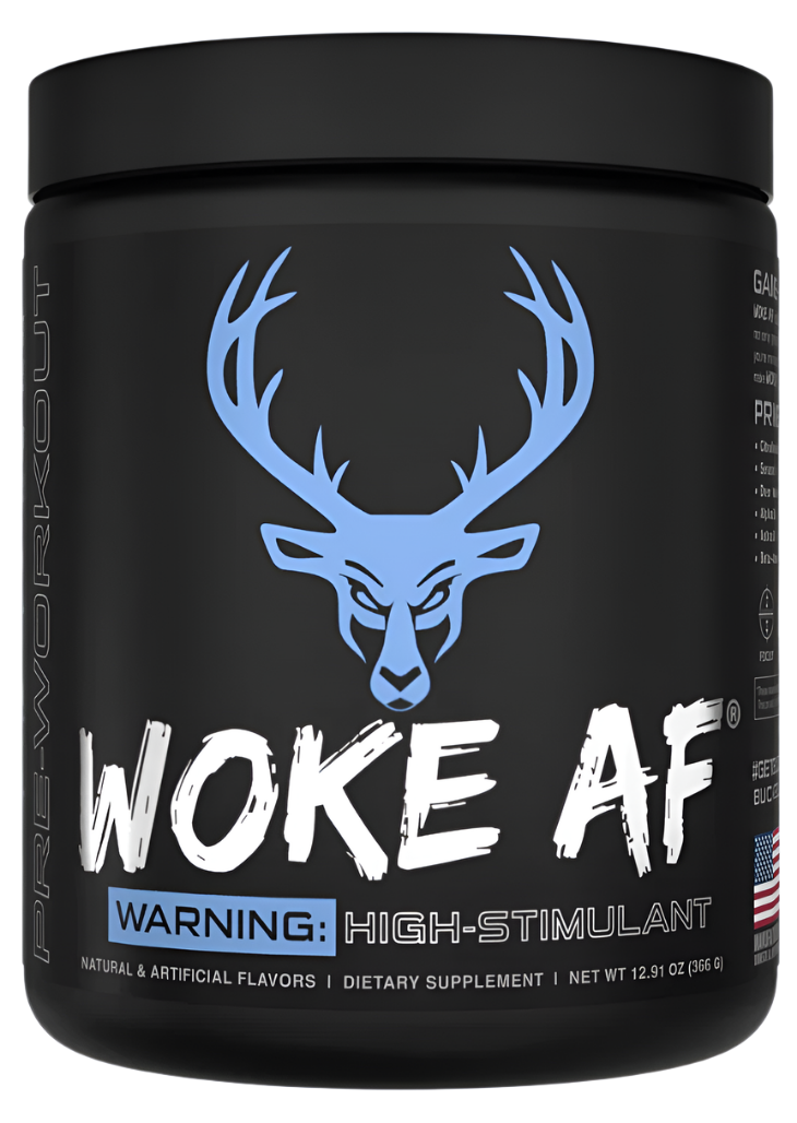 Bucked Up WOKE AF Pre-Workout — High-Stim Energy & Focus (8 Flavors)