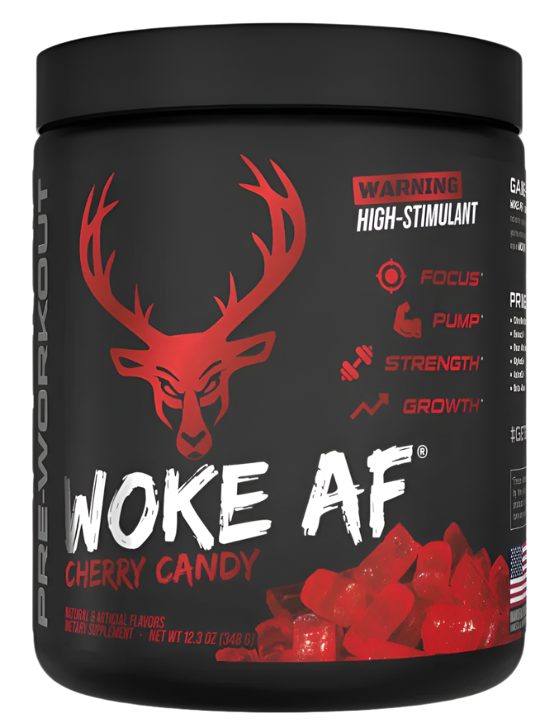 Bucked Up WOKE AF Pre-Workout — High-Stim Energy & Focus (8 Flavors)