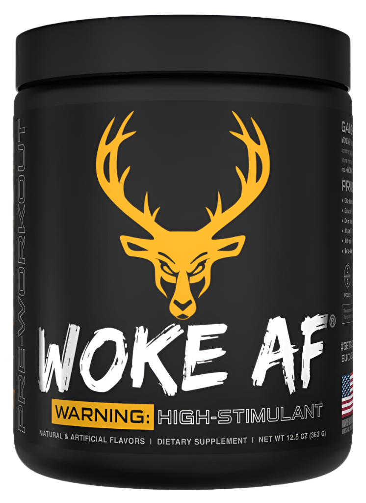 Bucked Up WOKE AF Pre-Workout — High-Stim Energy & Focus (8 Flavors)