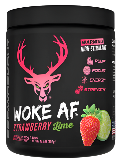 Bucked Up WOKE AF Pre-Workout — High-Stim Energy & Focus (8 Flavors)